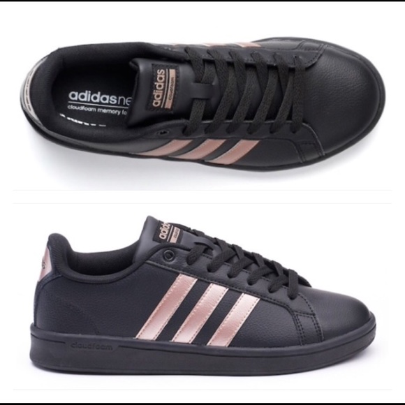 adidas black rose gold